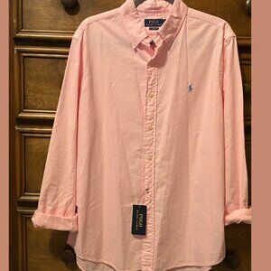 Ralph Lauren Classic Fit Button-Down Shirt - New with Tags